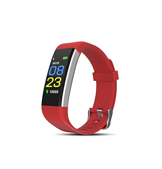 Buy portronics kronos x3 smart fitness band red - fliptwirls