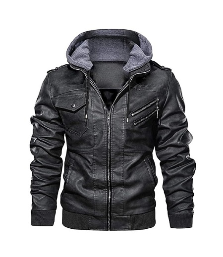 Buy pomo z mens casual stylish premium pu leather zip upbomber
