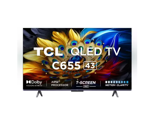 Buy tcl c655 108 cm 43 inch qled ultra hd 4k smart google tv t