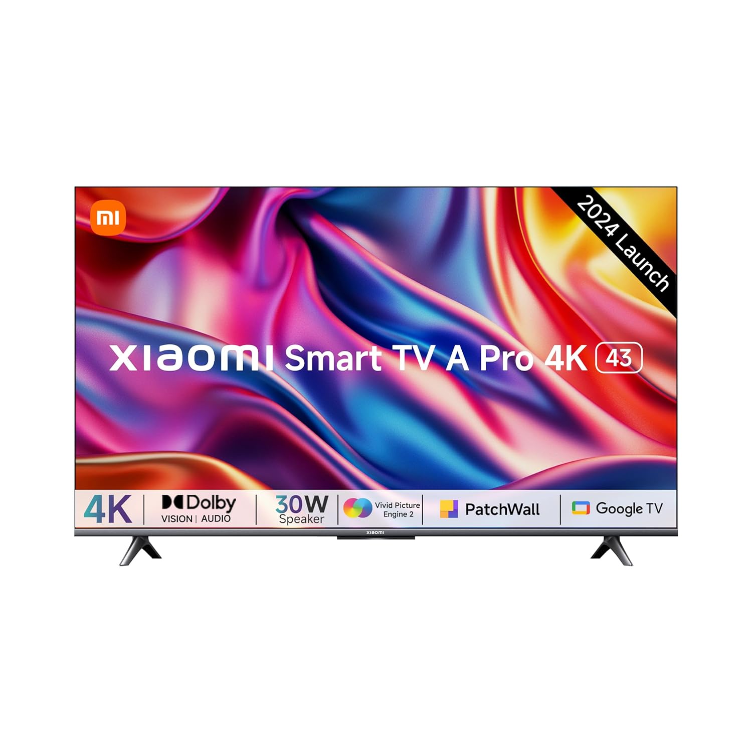 Buy xiaomi 108 cm 43 inches a pro 4k dolby vision smart google tv