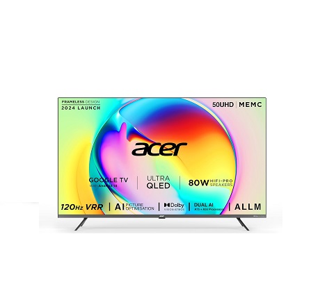 Buy acer v series 80 cm 32 inch qled hd ready smart google tv 30w