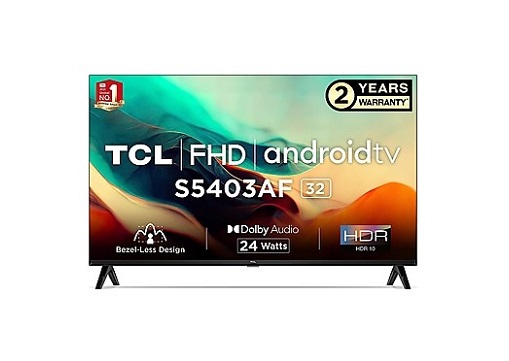 Buy tcl 32 full hd smart android tv 32s5403af - fliptwirls Online