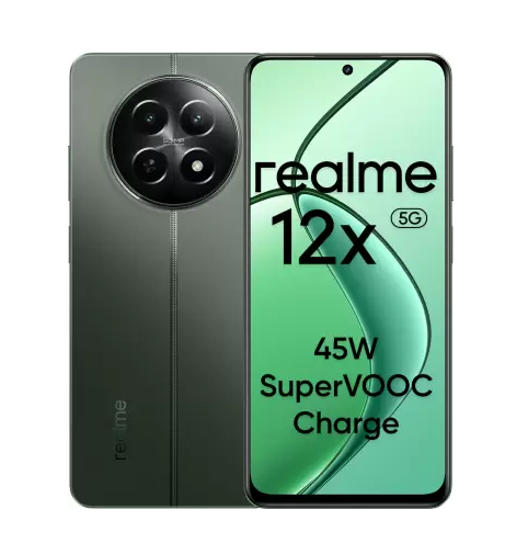 Buy realme 12x 5g woodland green 128 gb 4 gb ram - fliptwirls