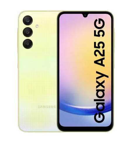 Buy samsung galaxy a25 5g yellow 128 gb 8 gb ram - fliptwirls
