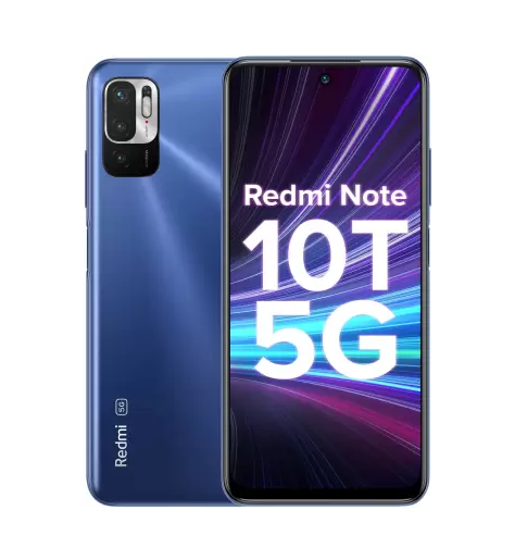 Buy redmi note 10t 5g metallic blue 128 gb 6 gb ram - fliptwirls