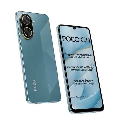 Buy poco c71 cool blue 128 gb 6 gb ram - fliptwirls Online