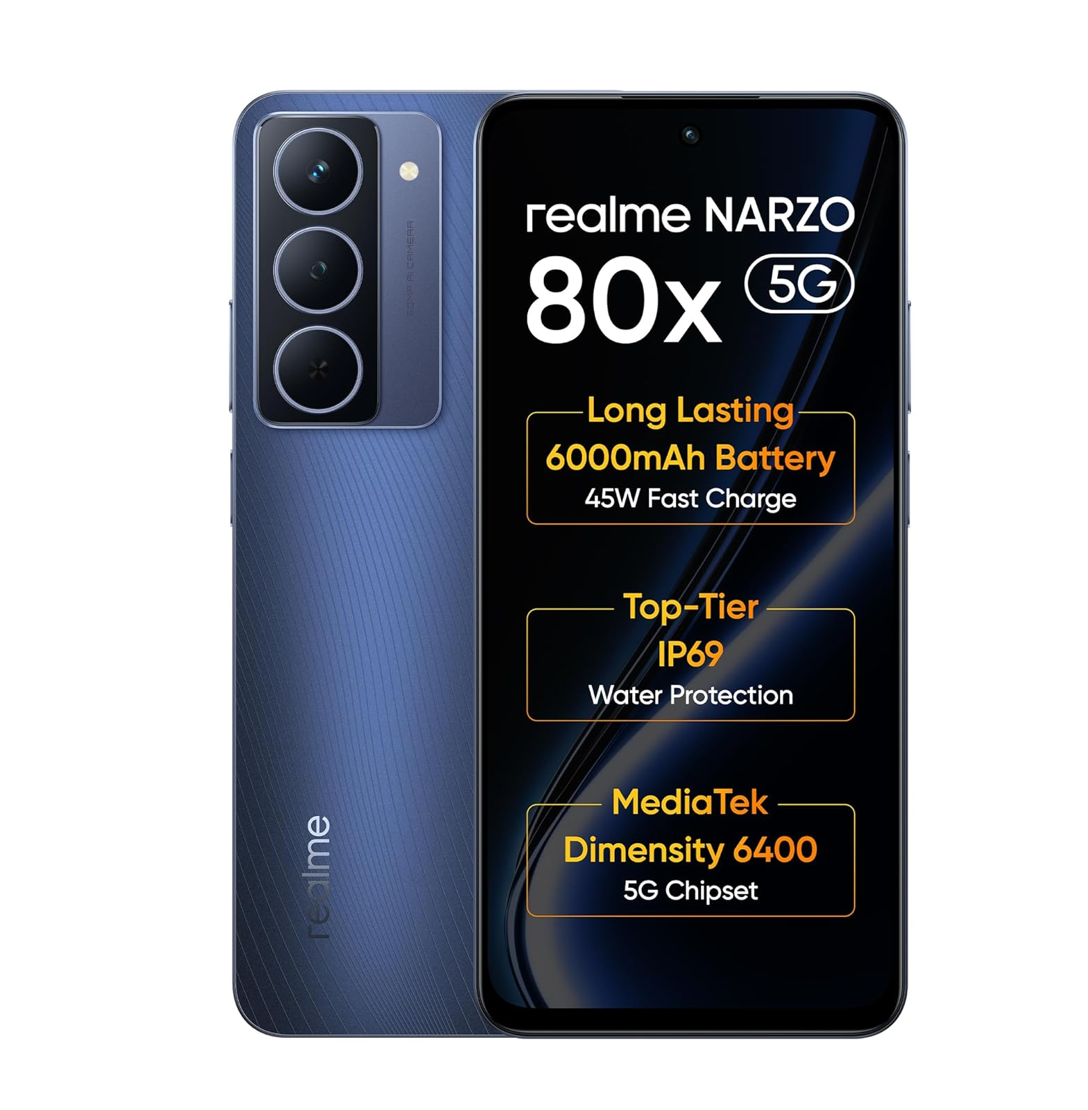 Buy realme narzo 30 5g racing blue 128 gb 6 gb ram - fliptwirls