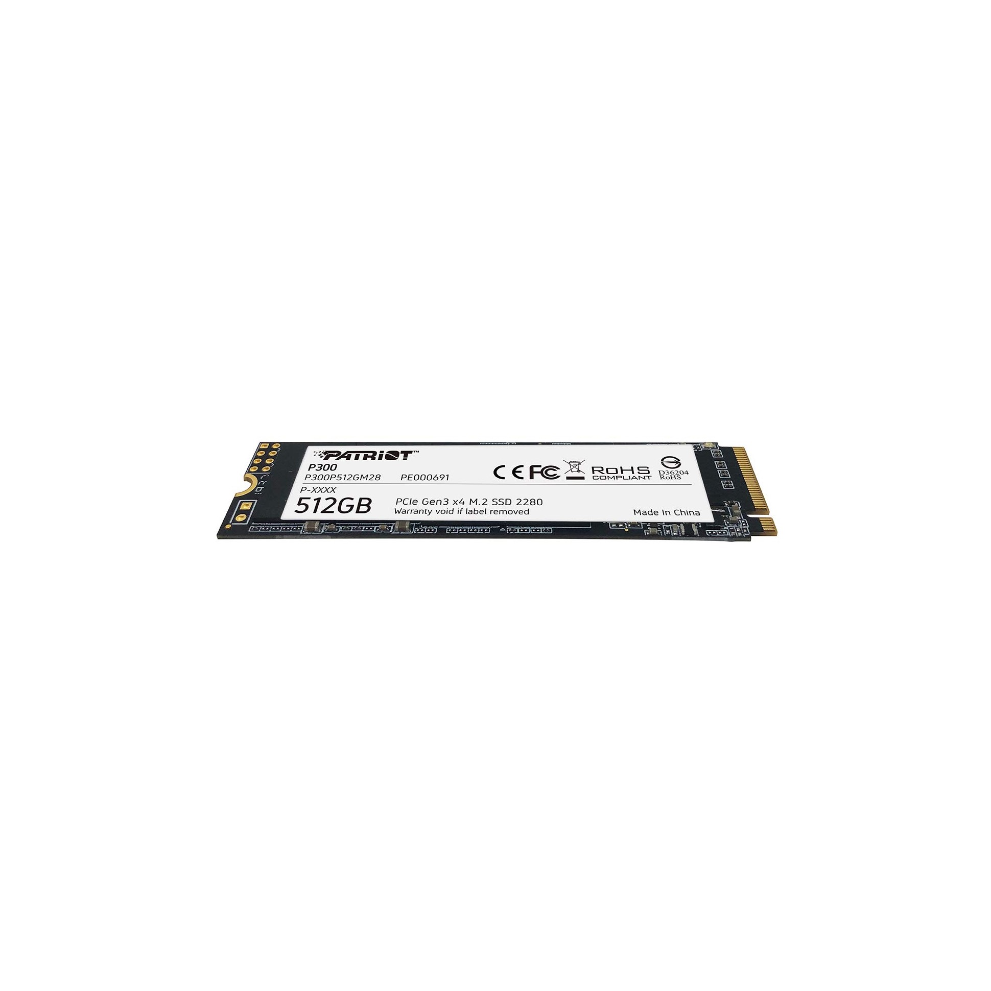 Buy patriot memory p300 512gb m2 ssd 2280 nvme pcie gen 3x4