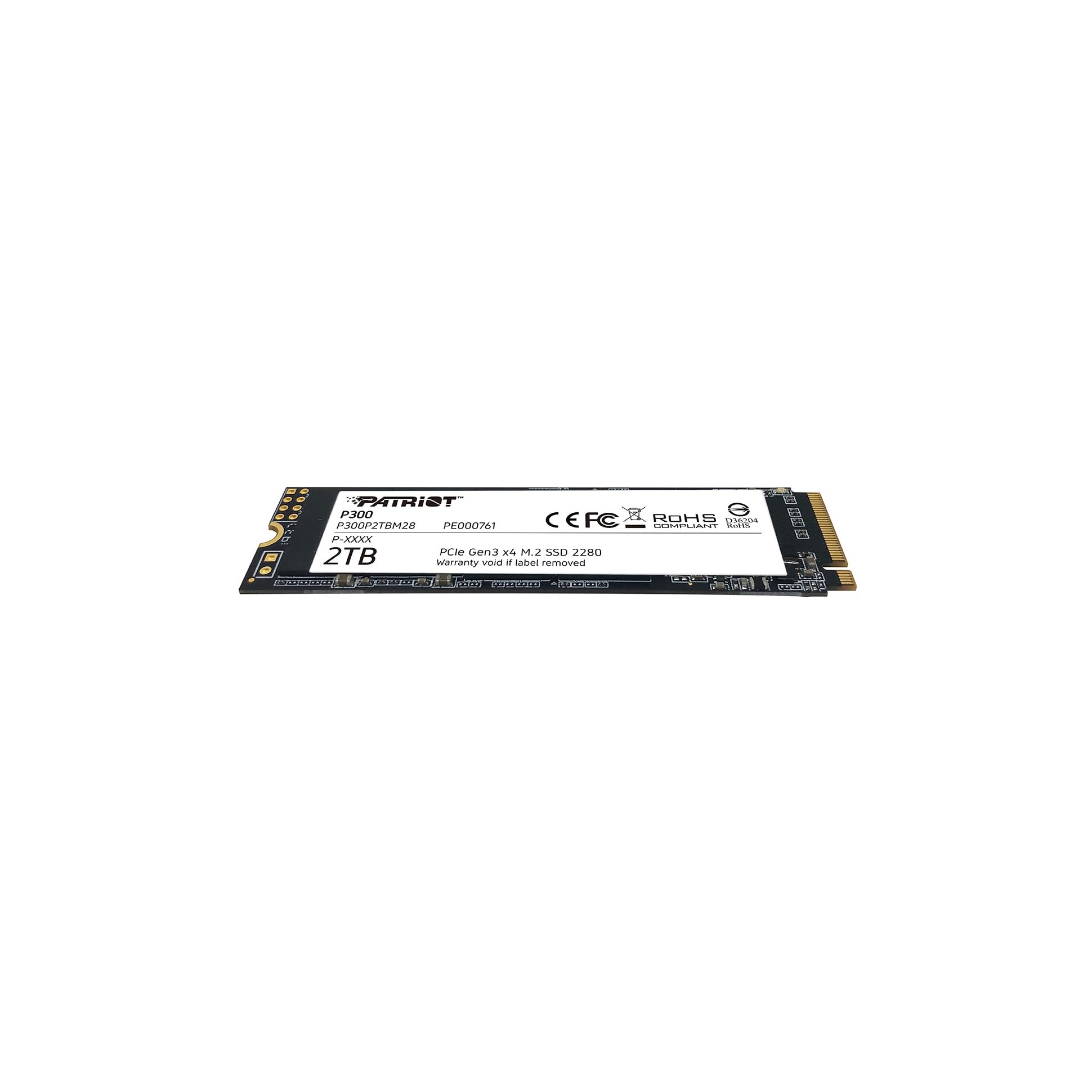 Buy patriot memory p300 2tb m2 ssd 2280 nvme pcie gen 3x4 internal