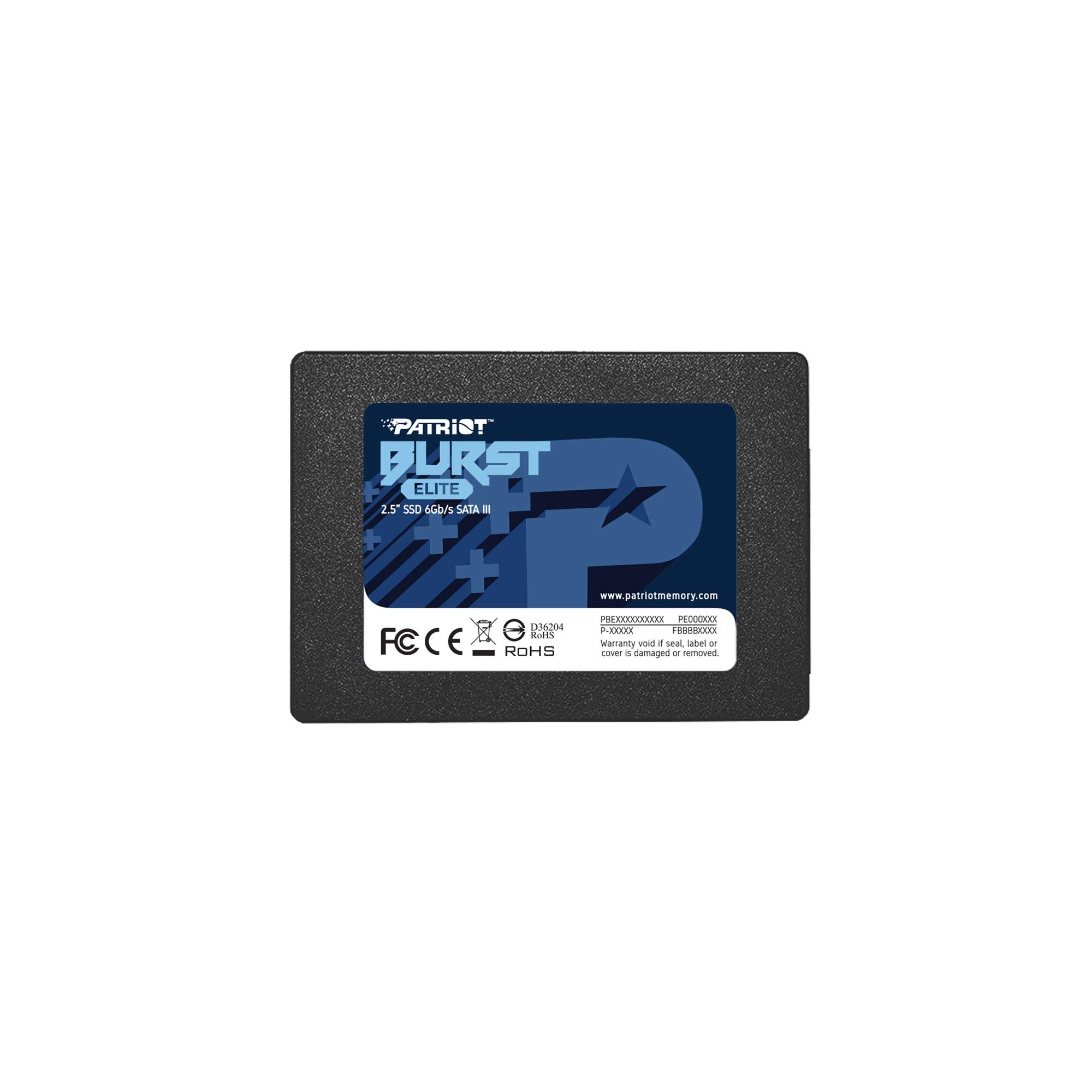 Patriot P210 SSD 128GB - 2.5 Inch SATA 3 Interne Solid State Drive, Versnelt Je PC