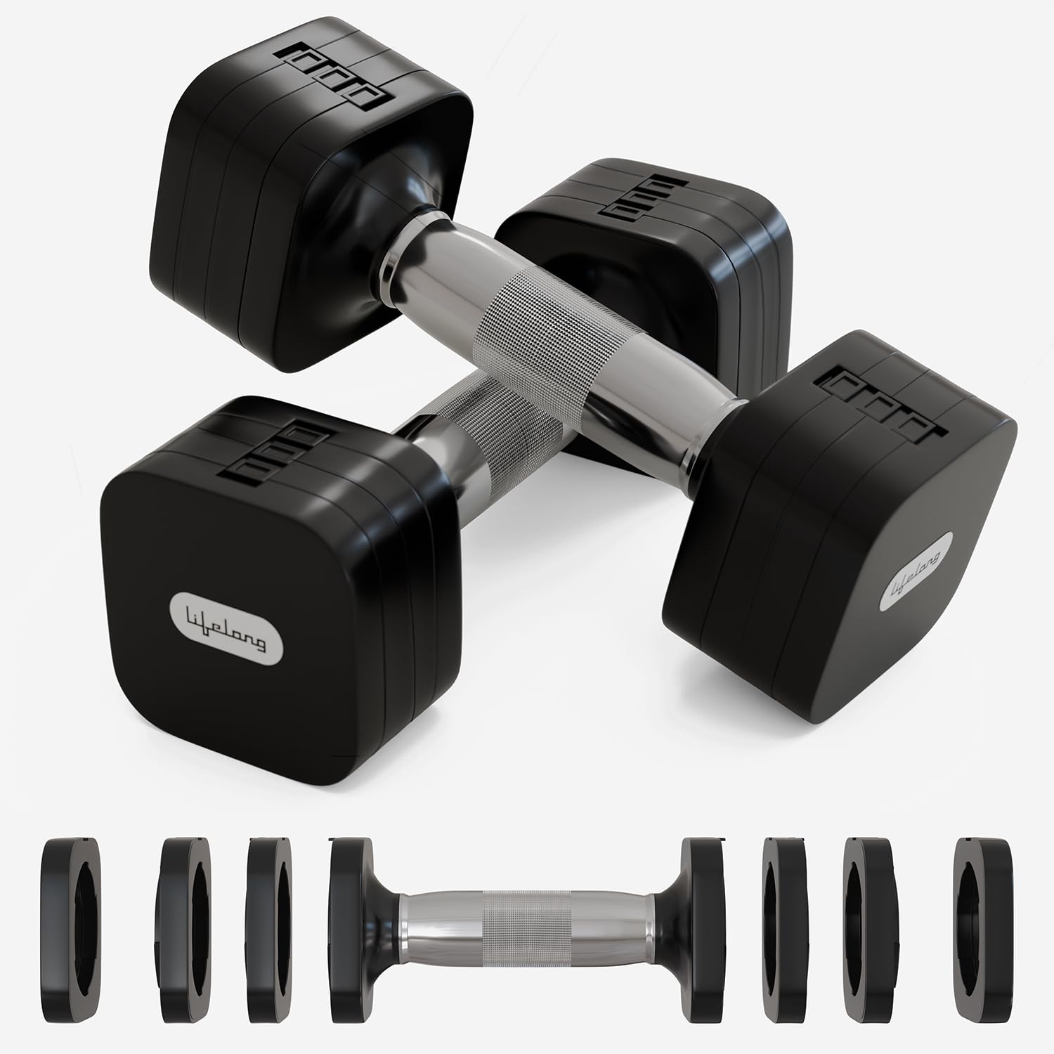 stainless steel watson eco dumbbells