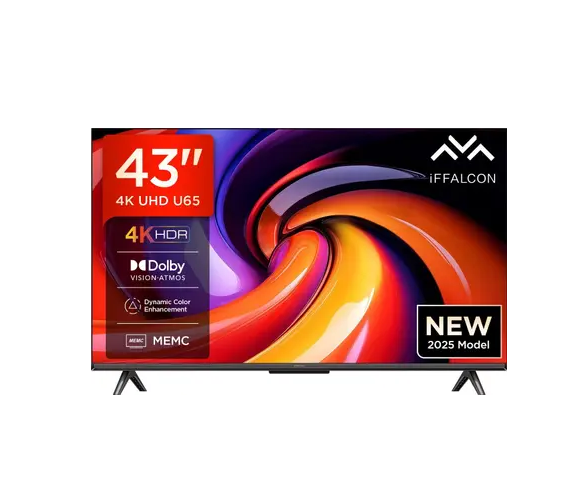 Buy iffalcon by tcl u65 108 cm 43 inch hva panel metallic bezel