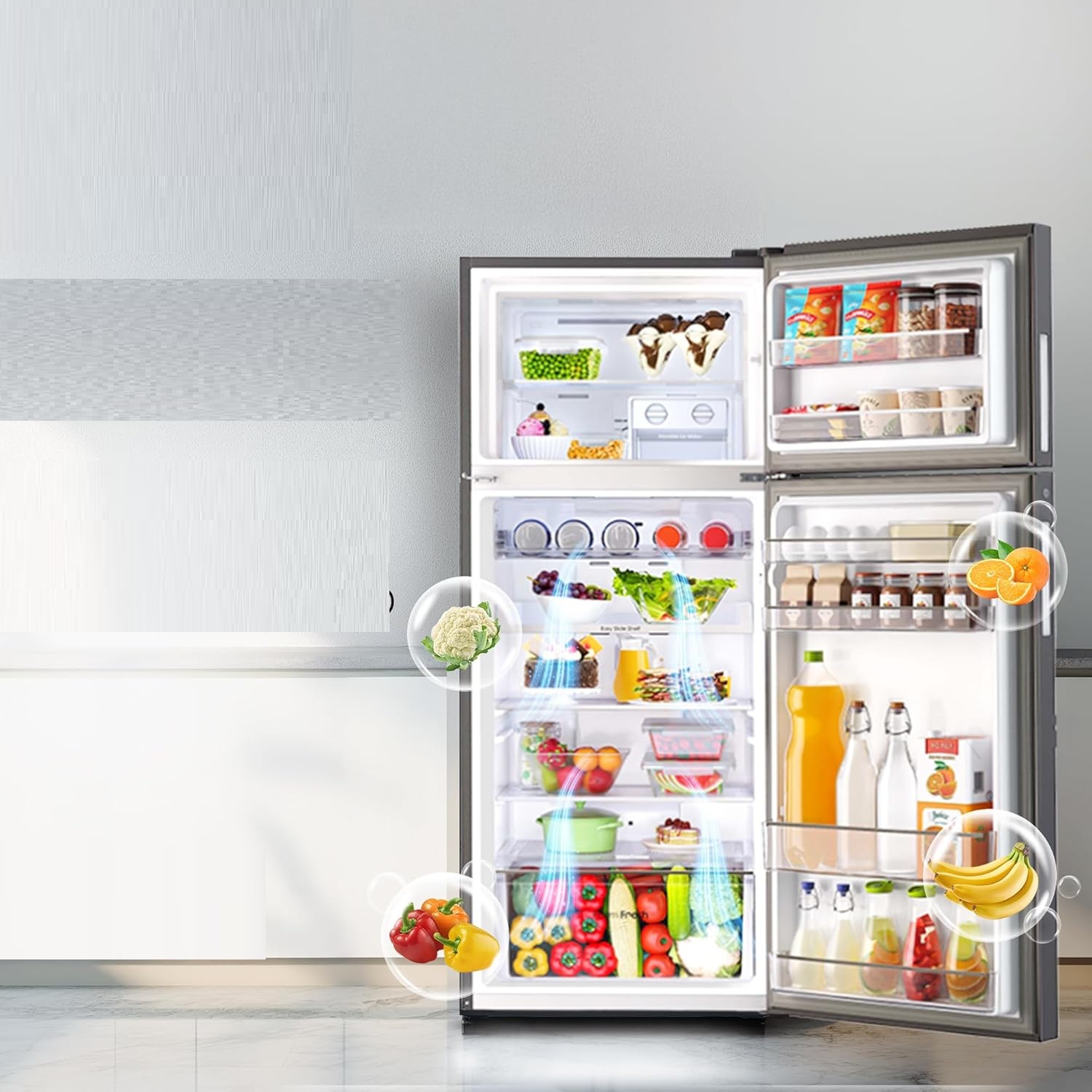 Buy godrej 436 l 2 star with ai tech rf eon 438b rci mt bk matt