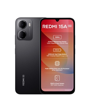 Buy redmi 15a ace black 128 gb 4 gb ram - fliptwirls Online