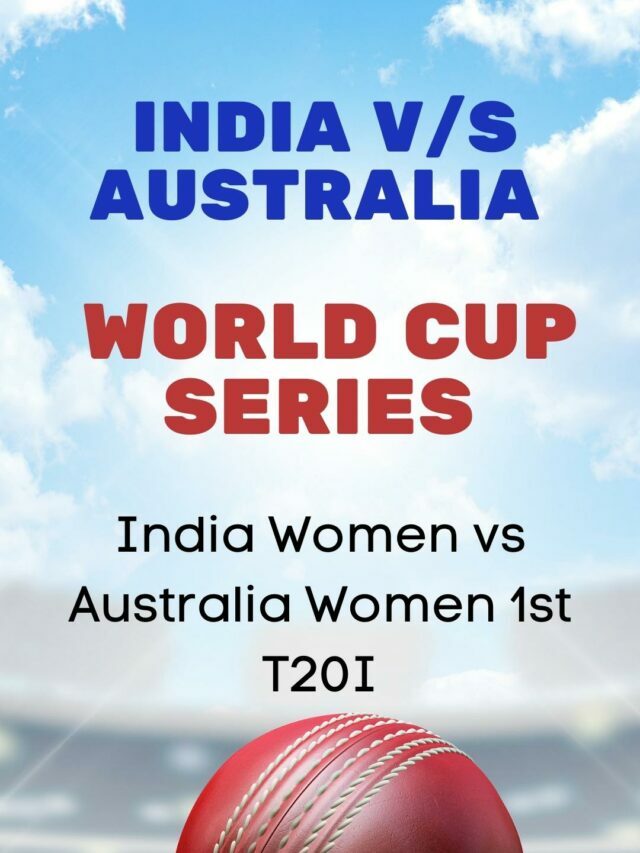 India V/S Australia World Cup Series