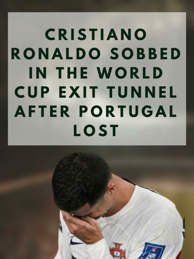 FIFA World Cup 2022
Cristiano Ronaldo Lost The Cup