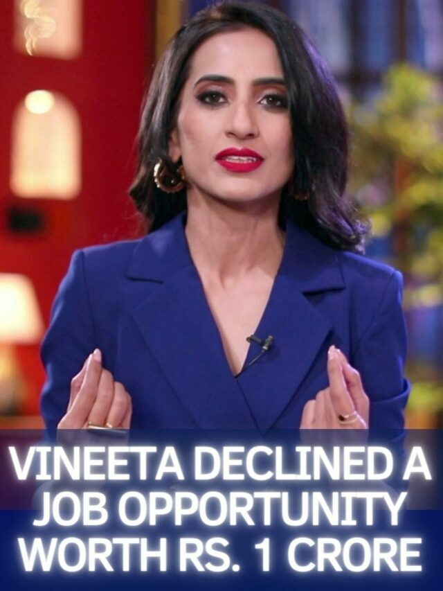 Vineeta Singh speaks out about turning down a Rs. 1 Crore deal