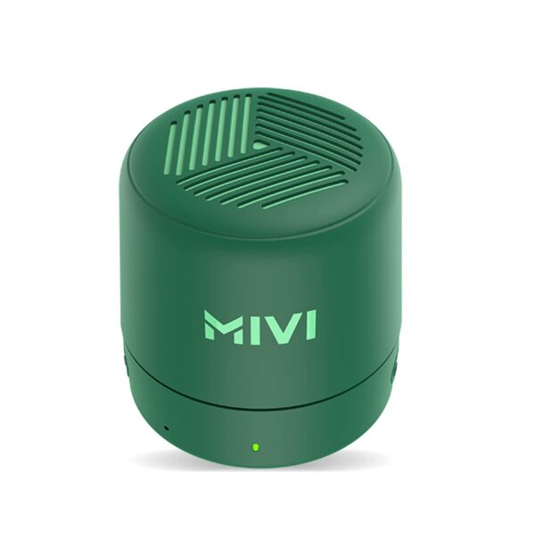 Mivi Play Bluetooth Speaker with 12 Hours Playtime. Wireless Speaker, Portable and Built in Mic-Green