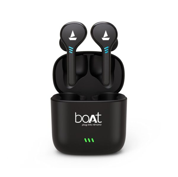 boAt Airdopes 431 Twin Wireless Ear-Buds with Mic(Black)
