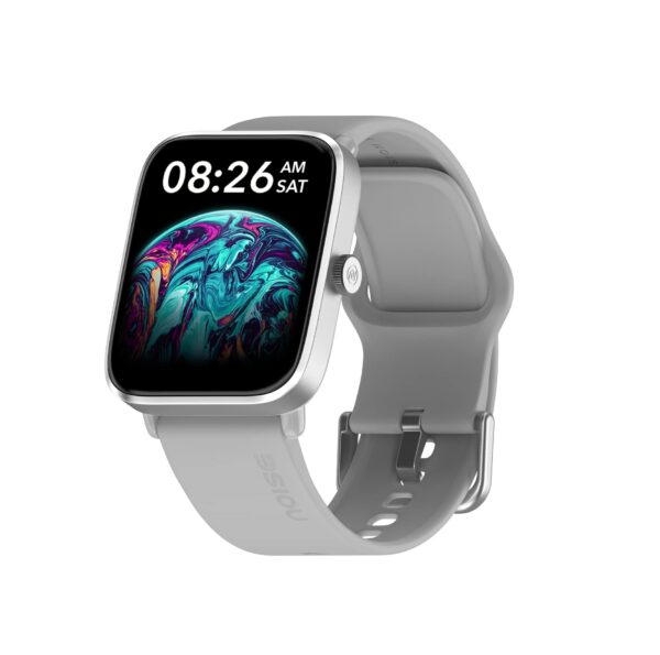 Noise ColorFit Pro 4 Alpha Bluetooth Calling Smart Watch with 1.78 AMOLED Display (Silver Grey)