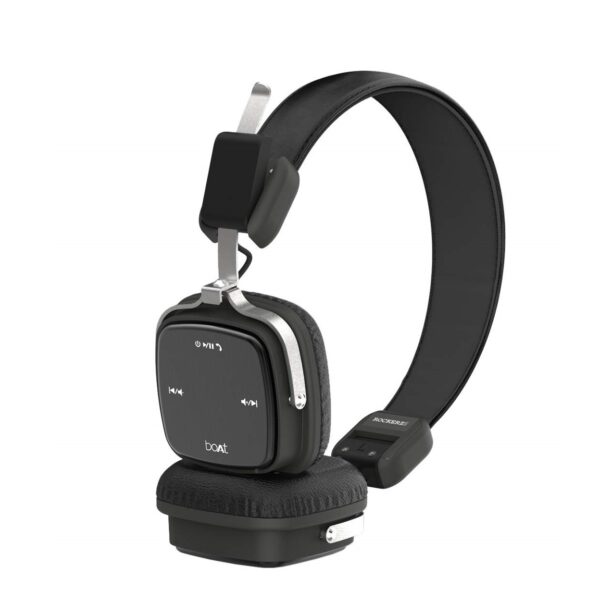 boAt Rockerz 600 HD Sound Bluetooth Headset (Black, On the Ear)