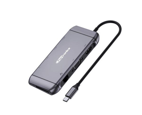 Potronics Mport 9C | Multiport USB Hub (Silver)