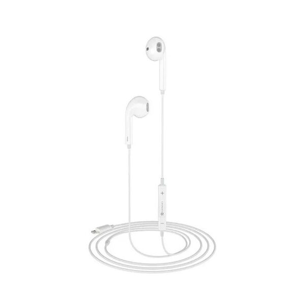 Portronics Conch 40 Wired Headset (White, In the Ear)