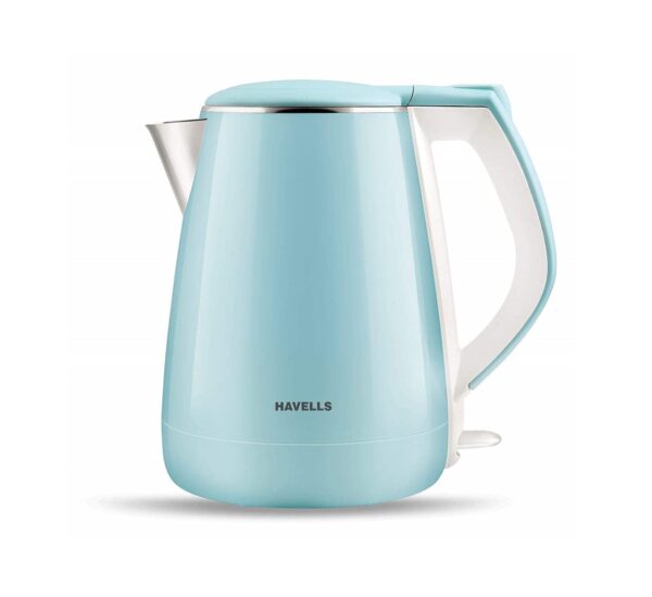 HAVELLS Aqua Plus 1.2 L Electric Kettle 1500W (Blue, White, Silver)