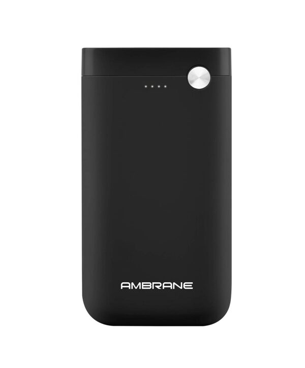 Ambrane 15000 mAh Lithium Polymer Power Bank PP-150 Fast Charging, Black