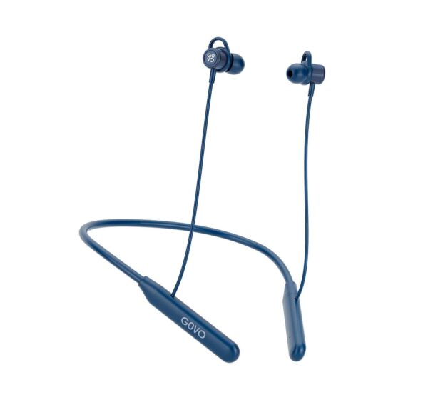 GOVO GOKIXX 621BL Bluetooth Neckband, 22 Hours Battery, ENC Technology (Midnight Blue)