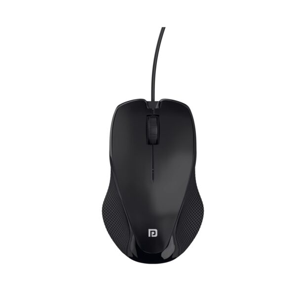 Portronics Toad 101 Wired Optical Mouse with 1200 DPI (Black)
