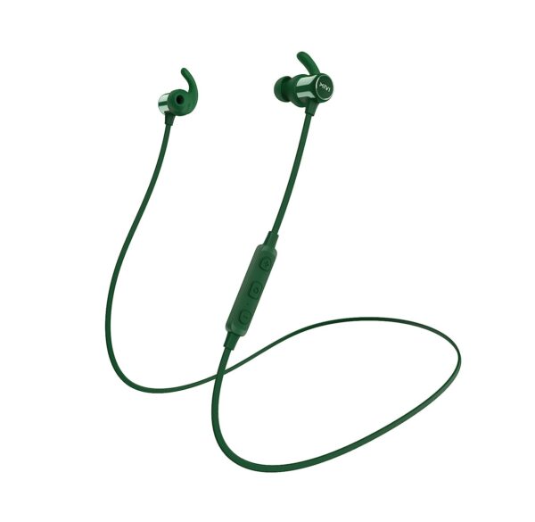 Mivi Thunderbeats 2 Upgraded Audio Bluetooth Wireless in Ear Earphones with Mic (Green)