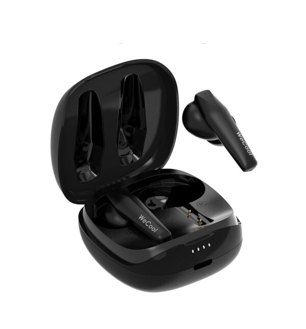 Wecool Moonwalk M2 ENC in Ear Earbuds with 48 Hours Playtime (Black)