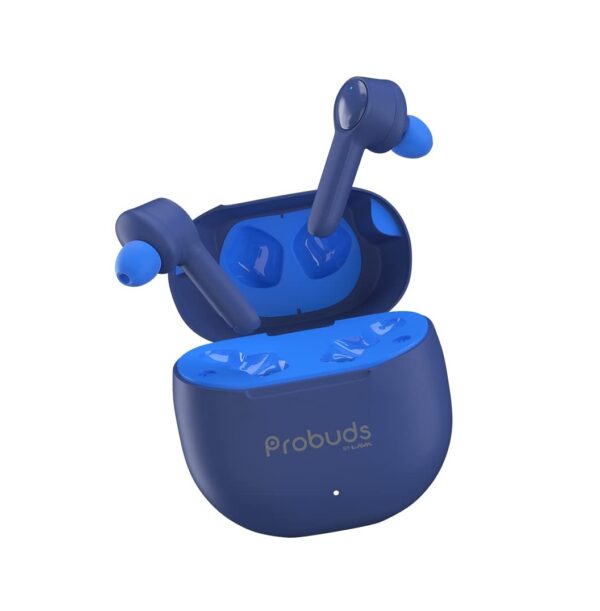 Lava Probuds 21 45 Hrs Playtime with 60Mah Bull Battery Bluetooth Truly Wireless in Ear Earbuds (Glacier Blue)