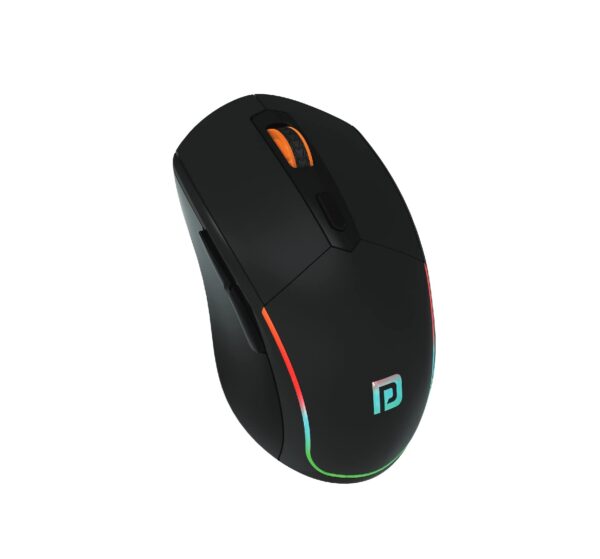 Portronics Toad One Wireless 2.4GHz & Bluetooth Connectivity Optical Mouse (Black)