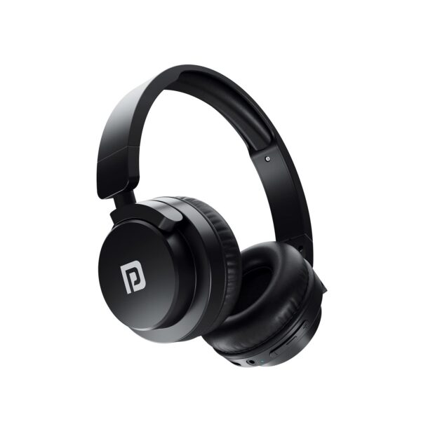 Portronics Muffs M2 Bluetooth Headphones Overear (Black)