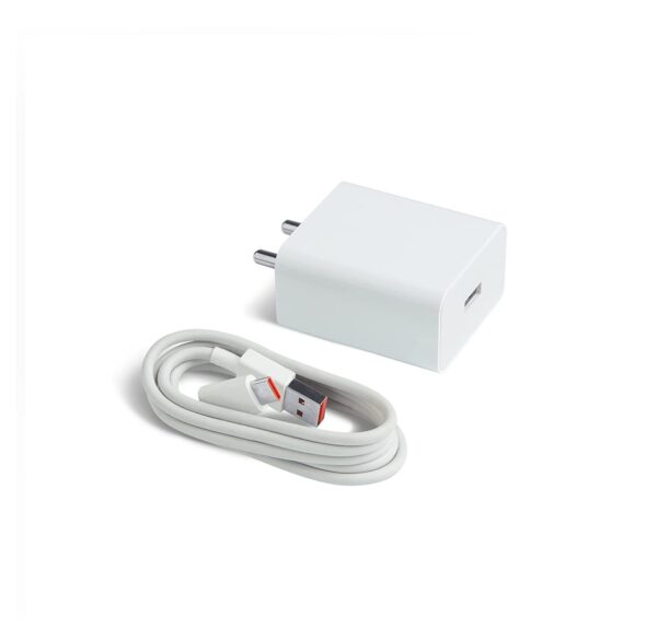 Mi 33W SonicCharge 2.0 USB Charger|Wall Charger Adapter with USB to Type-C Cable