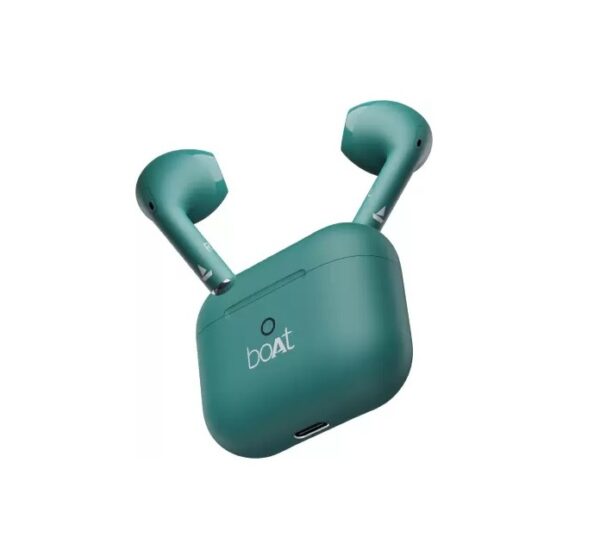 boAt Airdopes Alpha with 35 HRS Playback (Dark Cyan, In the Ear)