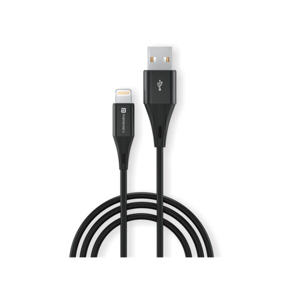Portronics Konnect B+ 8 Pin Usb Cable 3.0 Amp