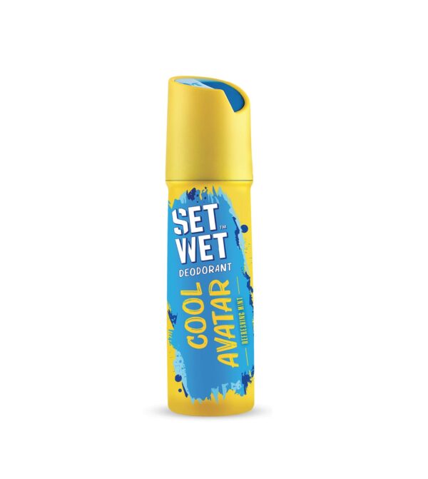 SET WET Deodorant For Men Cool Avatar Refreshing Mint, 150ml