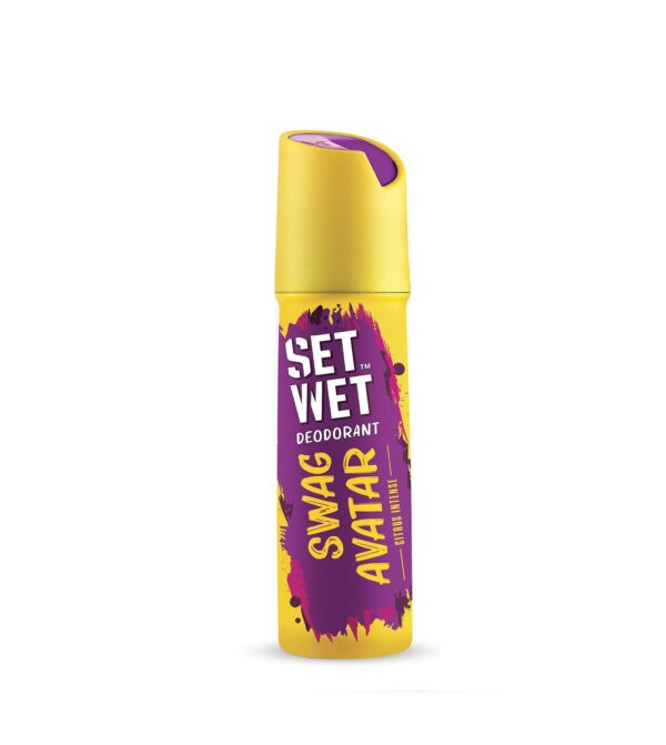SET WET Deodorant For Men Swag Avatar Citrus Intense, 150ml