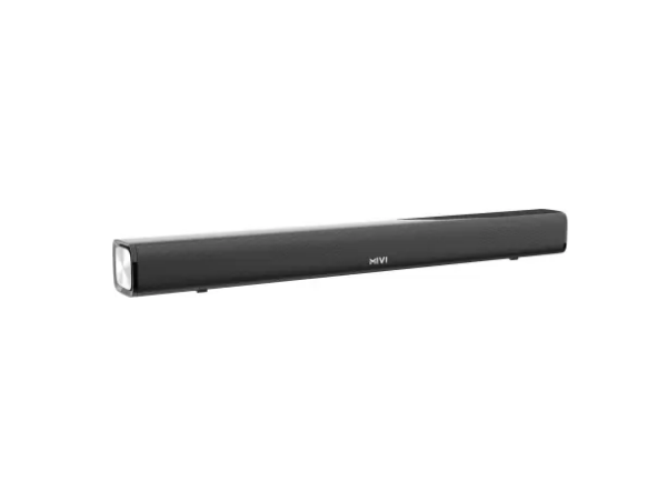 Mivi Fort S60 with 2 in-built subwoofers, Made in India 60 W Bluetooth Soundbar (Black, 2.2 Channel)