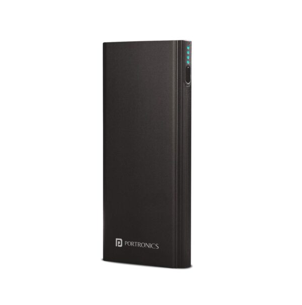 Portronics Power M 10K 10000 mAh Metal Housing Power Bank with Dual Input (Type C + Micro USB)