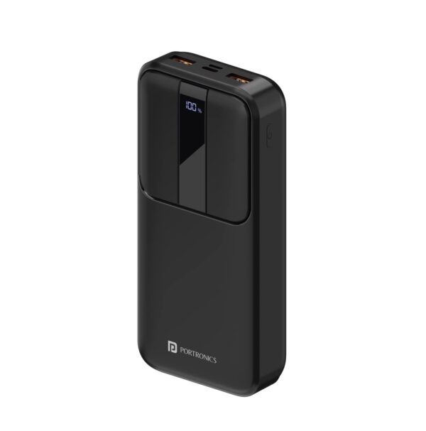Portronics Power D 20k 20000 mAh Power Bank (Black)