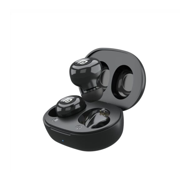 Portronics Harmonics Twins S3 Smart TWS Bluetooth 5.2 Earbuds (Black)