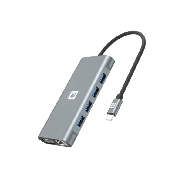 Portronics Mport 11C USB C Hub (11-in-1) (Grey)