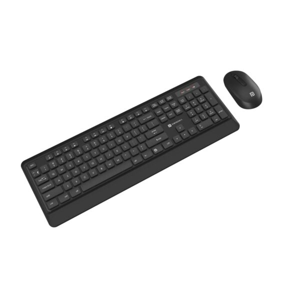 Portronics Key5 Combo Multimedia Wireless Keyboard & Mouse Noiseless Keys(Z Black)