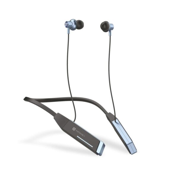 Portronics Harmonics Z2 Wireless Bluetooth 5.2 Headset (Skyblue)