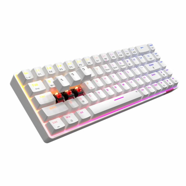 Portronics Hydra 10 Mechanical Wireless Gaming Keyboard (White)
