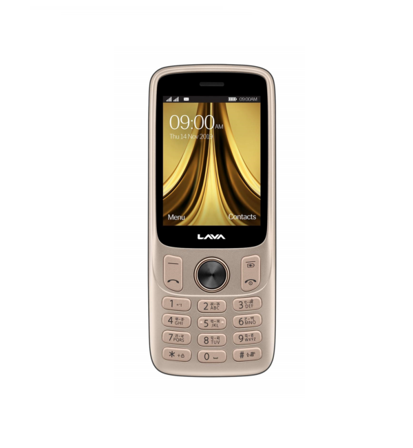 Lava A5 (Gold), 3 Days Battery Backup, Sound Leakage Resistance, Super Battery Mode, Keypad Mobile